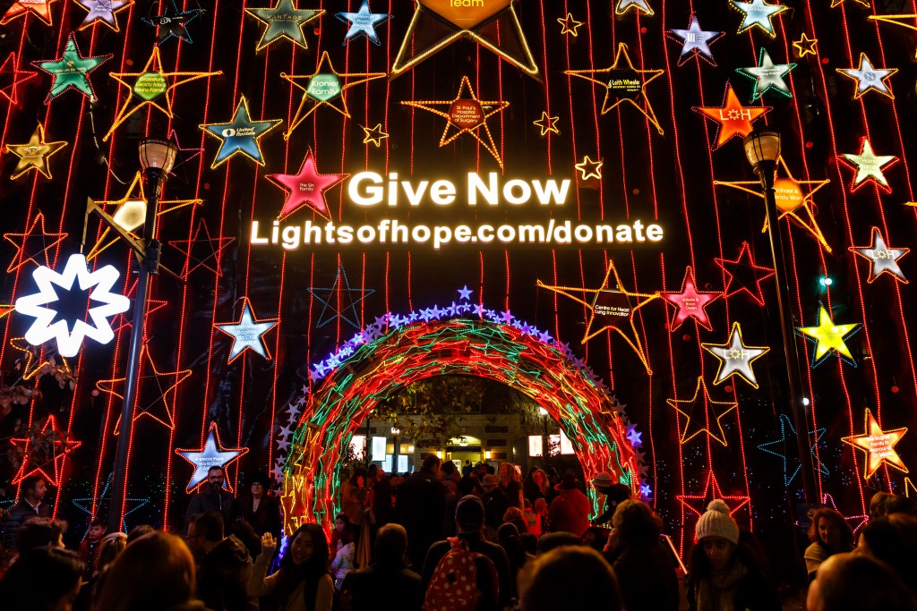 Image of Lights of Hope display