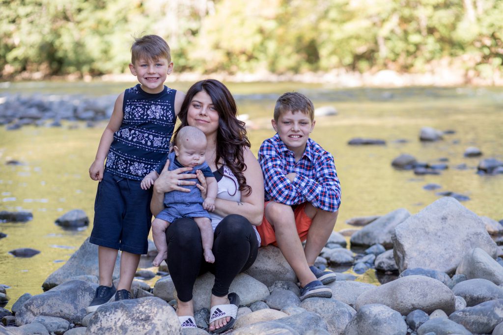 Image of Brittany Forrest with her boys