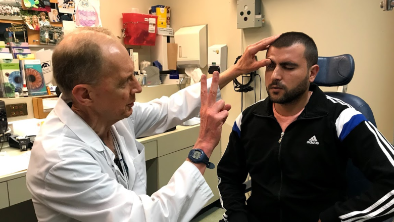 Image of Syrian Refugee Regains Eyesight