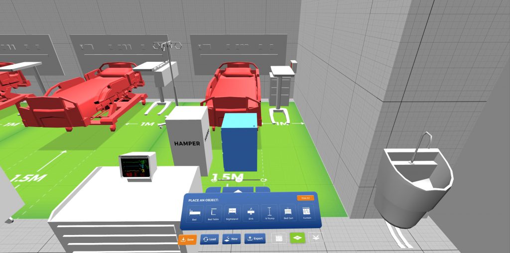 Image of The view from Finger Food's HoloLens