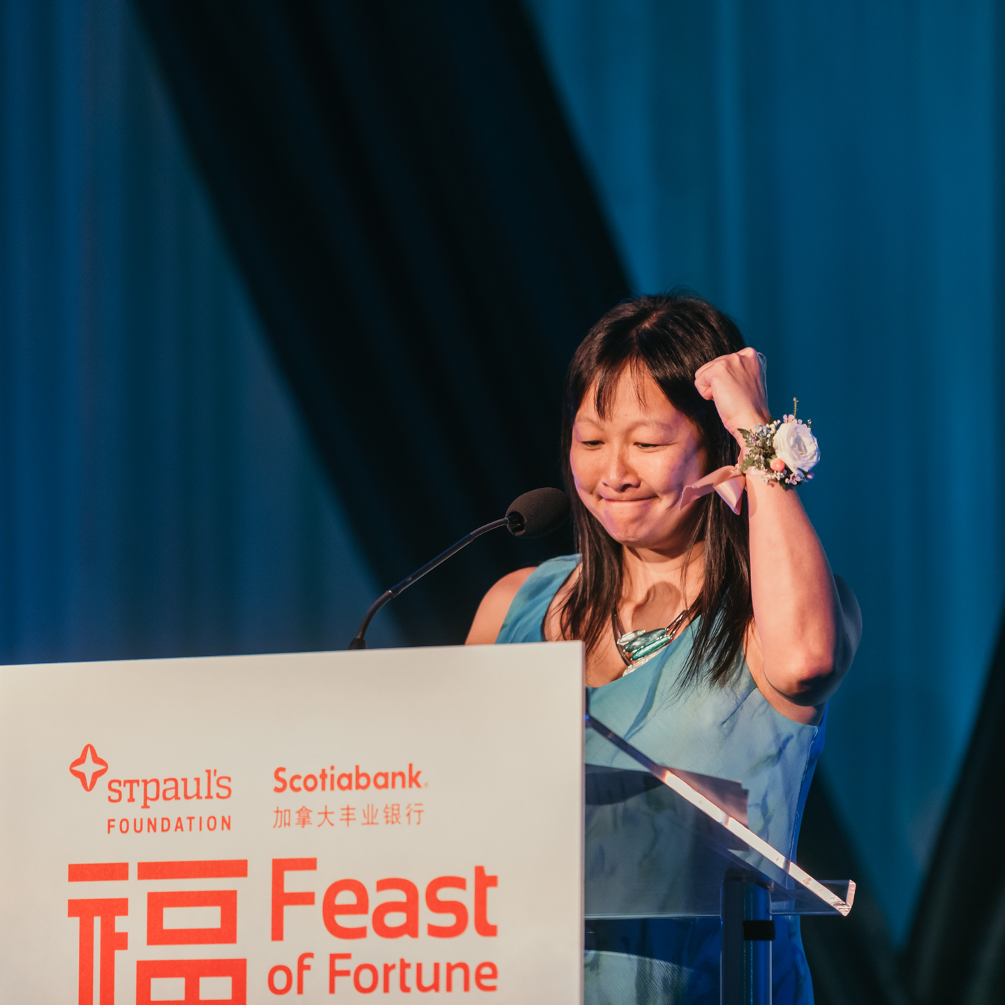 Image of woman at a podium