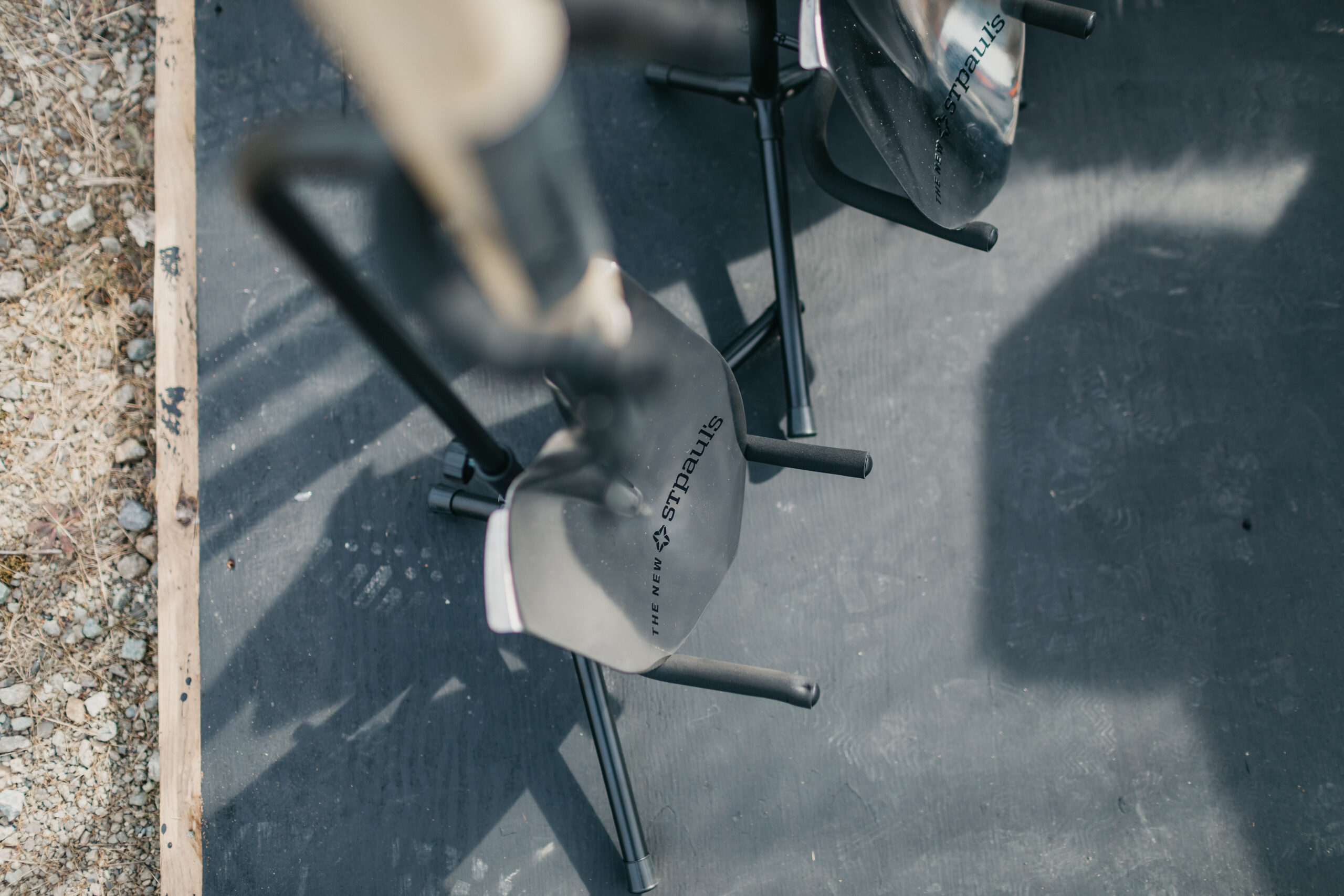 Image of a shovel with St. Paul's Foundation engraved