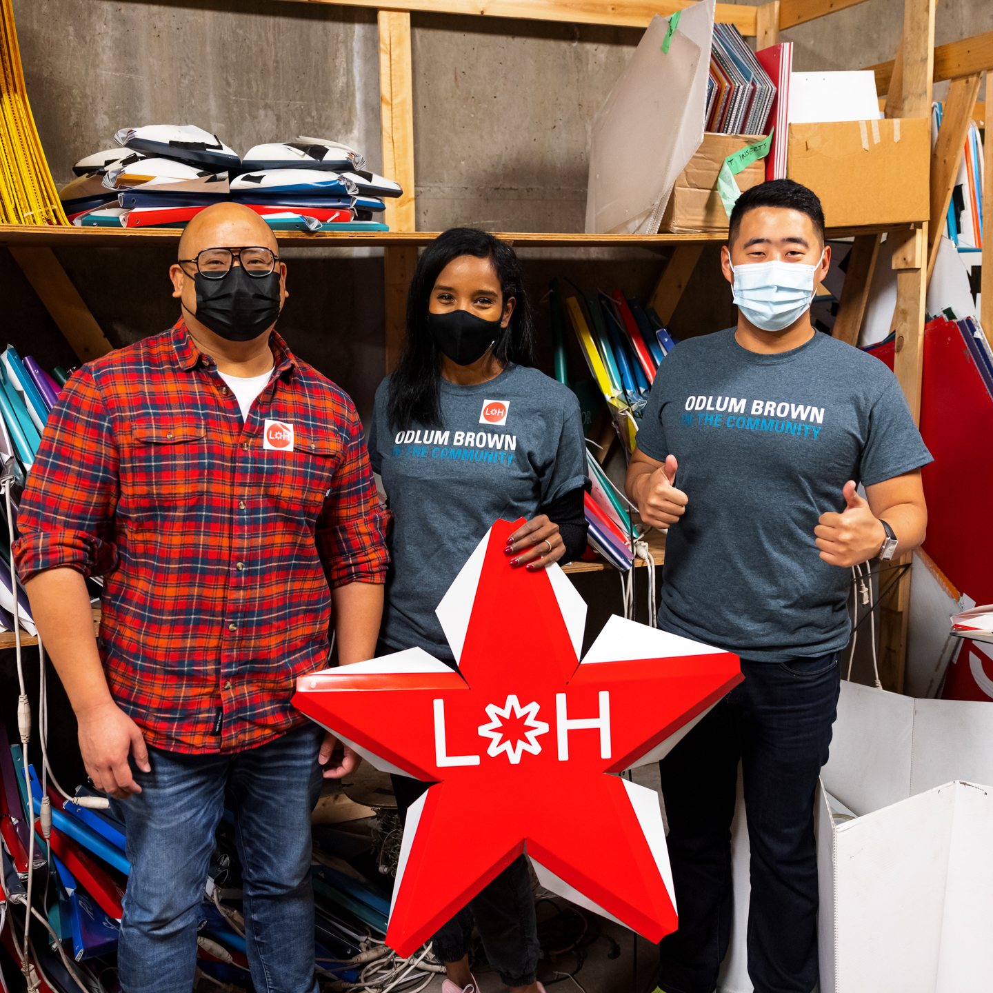 Image of Lights of Hope set up