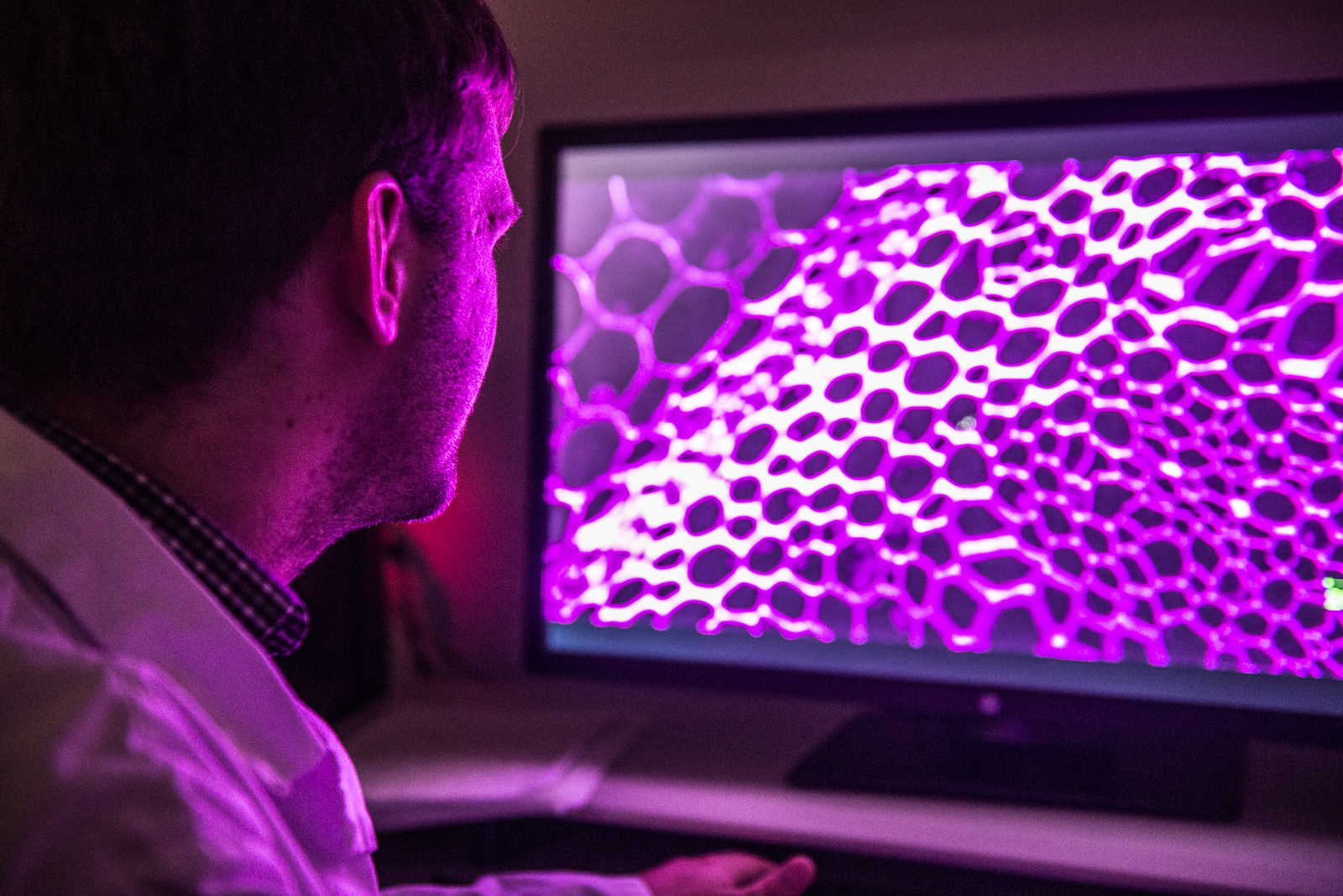 Image of Purple screen